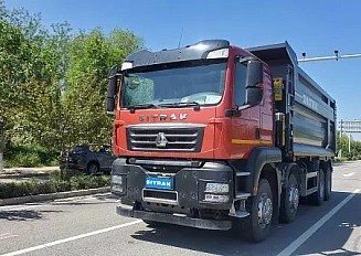 SITRAK C7H 8x4 (ZZ3316V386ME) наклон кузов